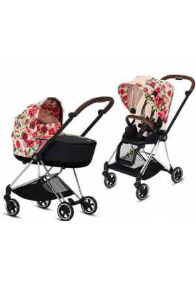 Коляска універсальна 2в1 Cybex Mios 4.0 Spring Blossom Light/Chrome Brown 519004013/3 - 