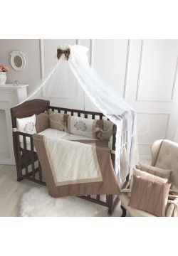 Постільний комплект Маленька Соня Royal 6од 26001 Chocolate