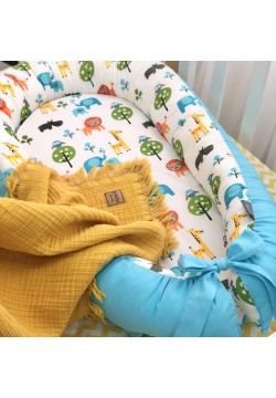 Кокон Маленькая Соня Baby Design Premium Сафари 50194543