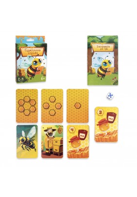 Гра настільна карткова Strateg Бджолина справа 30785