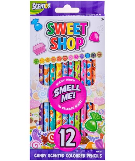 Олівці ароматизовані Sweet Shop 12кол 48601 Олівці ароматизовані Sweet Shop 12кол 48601