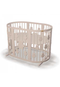 Ліжко-трансформер дитяче IngVart Smart bed Round 9в1 ведмедики 136470