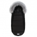 Конверт Dorechi Baby XS Флiс 1930 FО Black з опушкою