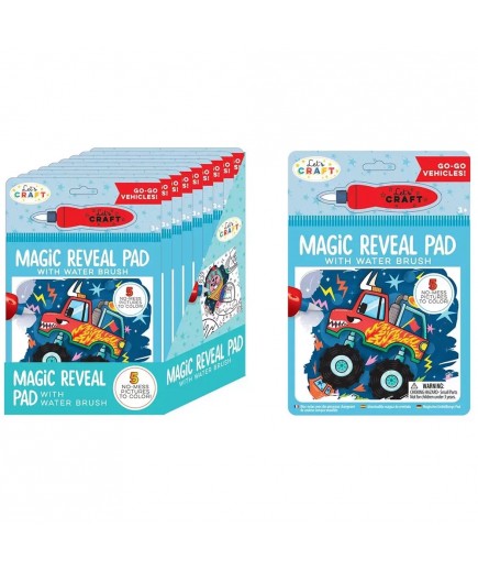 Розмальовка водна Let's Craft Транспорт MRP012 Розмальовка водна Let's Craft Транспорт MRP012