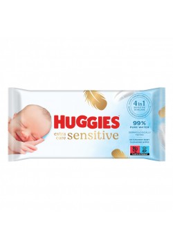 Салфетки влажные Huggies Pure Extra Care 56шт 356870