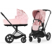 Коляска універсальна 2в1 Cybex Priam 4.0 Simply Flowers Pink/Matt Black 522000929/2