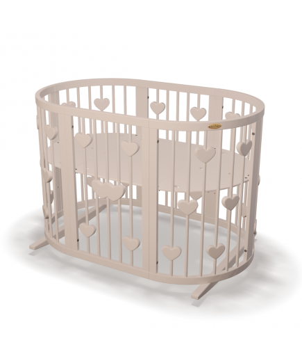 Ліжко-трансформер дитяче IngVart Smart bed Round 9в1 серця 1343470 Ліжко-трансформер дитяче IngVart Smart bed Round 9в1 серця 1343470