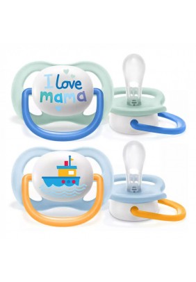 Пустушка Avent I love д/х 0-6м 2шт SCF080/01 - 