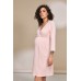Нiчна сорочка для вагітних та годування S-XL Юла мама ALISA NW-1.5.7 -рожевий