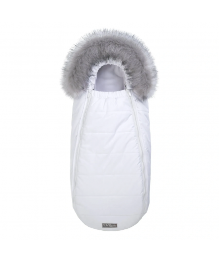 Конверт Dorechi Baby XS Флiс 1878 FО White з опушкою Конверт Dorechi Baby XS Флiс 1878 FО White з опушкою