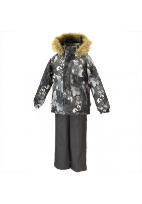 Комплект(куртка+напівкомбінезон) Huppa WINTER для хлопчика 98-122 41480030-82818