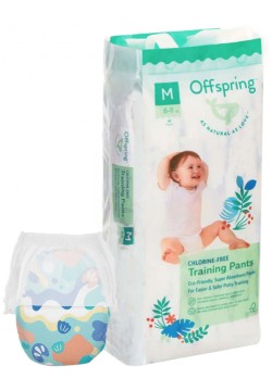 Підгузники-трусики Offspring M 42шт DP-OI-FAP-M42P-FFG