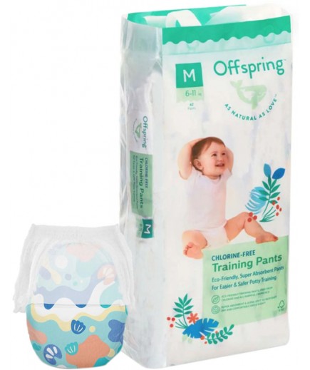 Підгузники-трусики Offspring M 42шт DP-OI-FAP-M42P-FFG