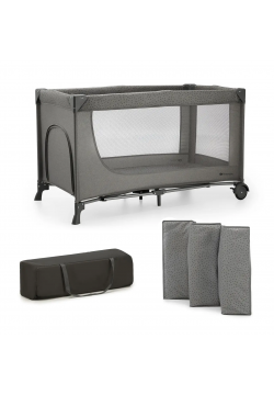 Ліжечко-манеж Kinderkraft Joy 2 KLJOY02DGR00000 Dark Grey