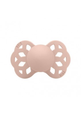 Пустушка силіконова BIBS Infinity Symmetrical Blush 0-6м 441244С