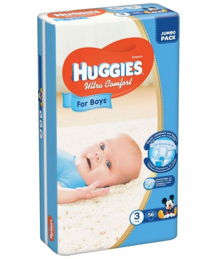 Підгузники Huggies Ultra Comfort 3 56шт 9400941