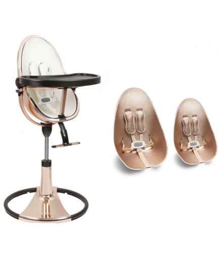 Стільчик для годування Bloom Fresco Rose Gold/Rose Gold+rose gold U10515-GRB\\E10516-RGL Стільчик для годування Bloom Fresco Rose Gold/Rose Gold+rose gold U10515-GRB\\E10516-RGL