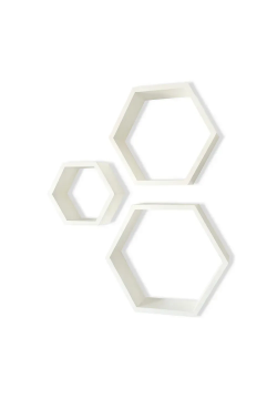 Настінні полички Royal Sleep Honeycombs 2821 Білі