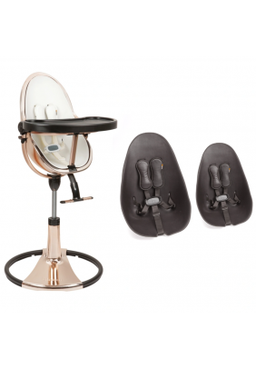 Стільчик для годування Bloom Fresco Rose Gold/Rose Gold+midnight black U10515-GRB\\E10516-MBL - 