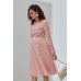 Сукня для вагітних та годування S-XL Юла мама MAGNOLIA DR-30.091 -рожевий