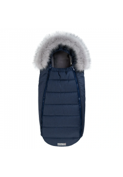 Конверт Dorechi Baby XS Флiс 1889 FО Blue з опушкою