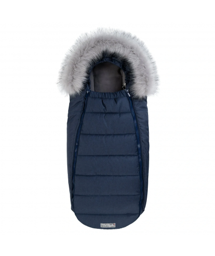 Конверт Dorechi Baby XS Флiс 1889 FО Blue з опушкою
