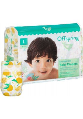 Підгузники Offspring L 36шт DP-OI-FAT-L36P-TGYORN - 