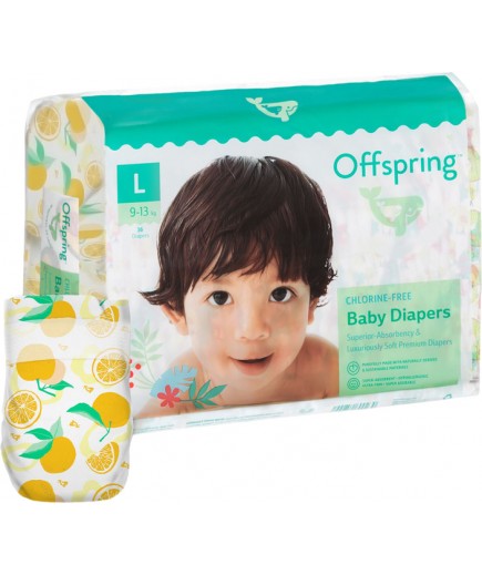 Підгузники Offspring L 36шт DP-OI-FAT-L36P-TGYORN