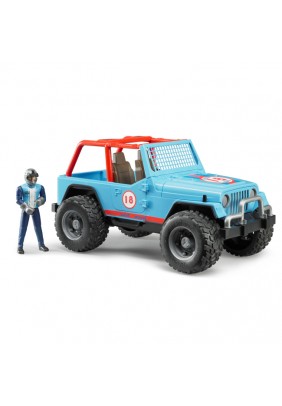 Джип Jeep Cross country + фігурка гонщика, М1:16 Bruder 02541 - 