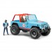 Джип Jeep Cross country + фігурка гонщика, М1:16 Bruder 02541