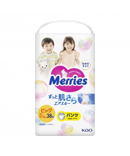 Підгузники-трусики Merries large XL 38шт 584749