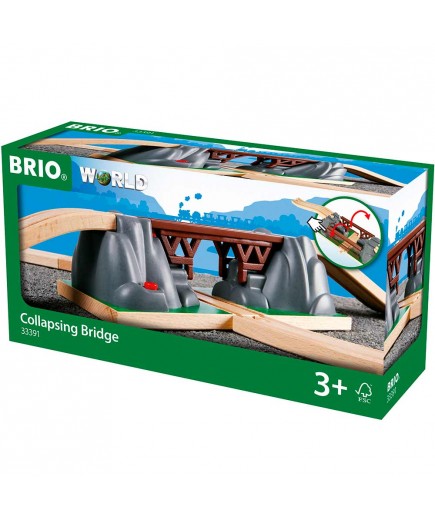 Міст, що руйнується, для залізниці BRIO 33391