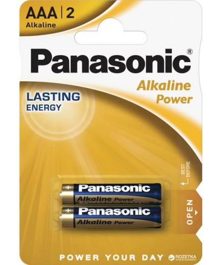 Батарейка Panasonic Alkaline Power AAA LR03REB/2BP Батарейка Panasonic Alkaline Power AAA LR03REB/2BP