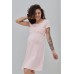 Нiчна сорочка для вагітних та годування S-XL Юла мама MARGARET NW-1.6.6 -рожевий