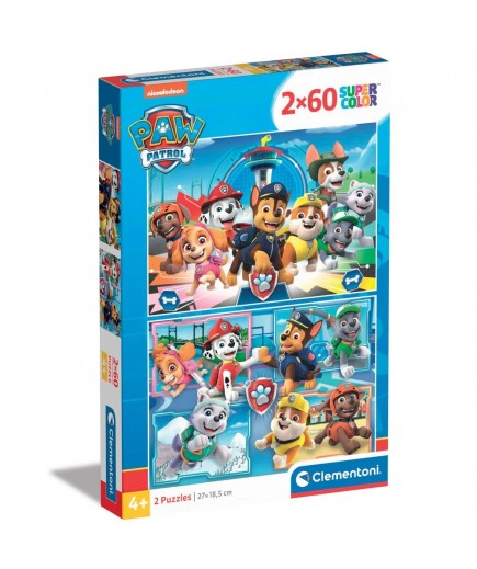 Пазл 2в1 Clementoni Paw Patrol 2*60ел 21617