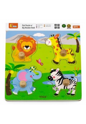 Рамка-вкладыш Viga Toys Дикие животные 50840
