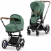 Коляска універсальна 2в1 Cybex e-Priam Leaf Green/Chrome Brown 520020102LG/3