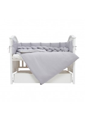 Постельный комплект Twins Cotton 7ел 4077-TC-10 grey