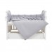 Постільний комплект Twins Cotton 7ел 4077-TC-10 grey