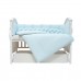 Постільний комплект Twins Cotton 7ел 4077-TC-04 blue