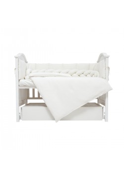 Постільний комплект Twins Cotton 7ел 4077-TC-202 ecru