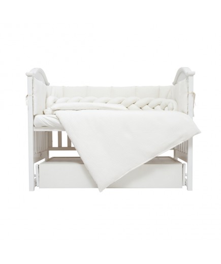 Постільний комплект Twins Cotton 7ел 4077-TC-202 ecru Постільний комплект Twins Cotton 7ел 4077-TC-202 ecru