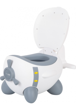 Горщик FreeON Plane 42318 White-Grey