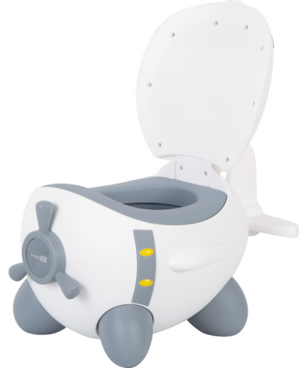 Горщик FreeON Plane 42318 White-Grey