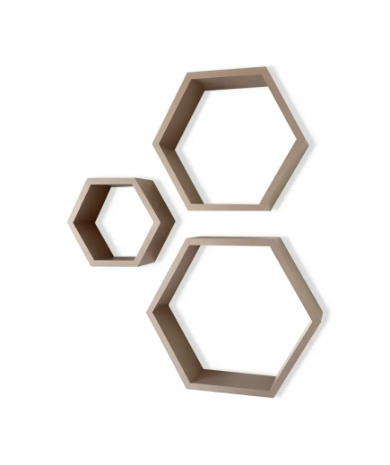 Настінні полички Royal Sleep Honeycombs 2823 Какао Настінні полички Royal Sleep Honeycombs 2823 Какао