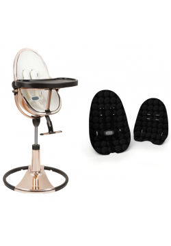 Стільчик для годування Bloom Fresco Rose Gold/Rose Gold+midnight black U10515-GRB\\U10543-MB