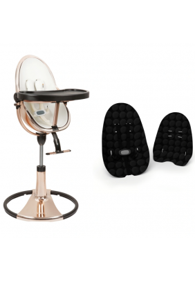Стільчик для годування Bloom Fresco Rose Gold/Rose Gold+midnight black U10515-GRB\\U10543-MB - 