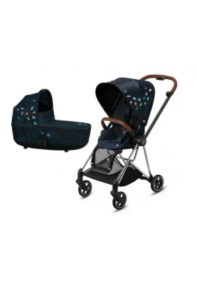 Коляска универсальная 2в1 Cybex Mios 4.0 Jewels of Nature/Chrome Brown 522000783/3 - 