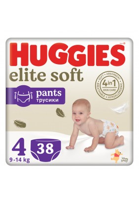 Підгузники-трусики Huggies Elite Soft 4 38шт 549323 - 