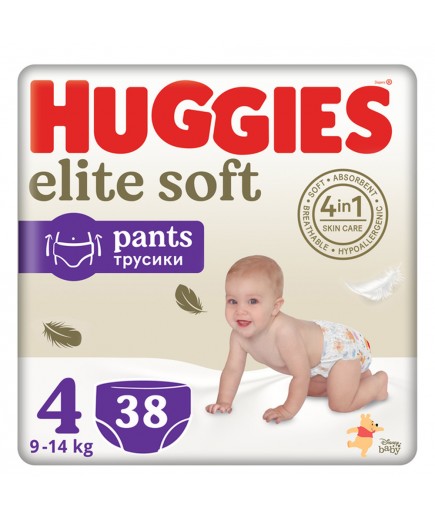 Підгузники-трусики Huggies Elite Soft 4 38шт 549323